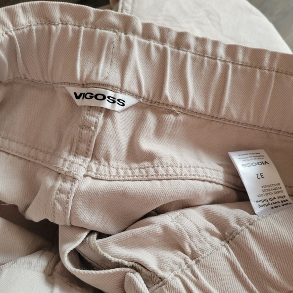 Vigoss Bagging Tan Jean's size 32 NWT - Picture 2 of 3